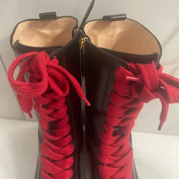 Gucci Combat Boots Sz 37 1/2 - Picture 7 of 8